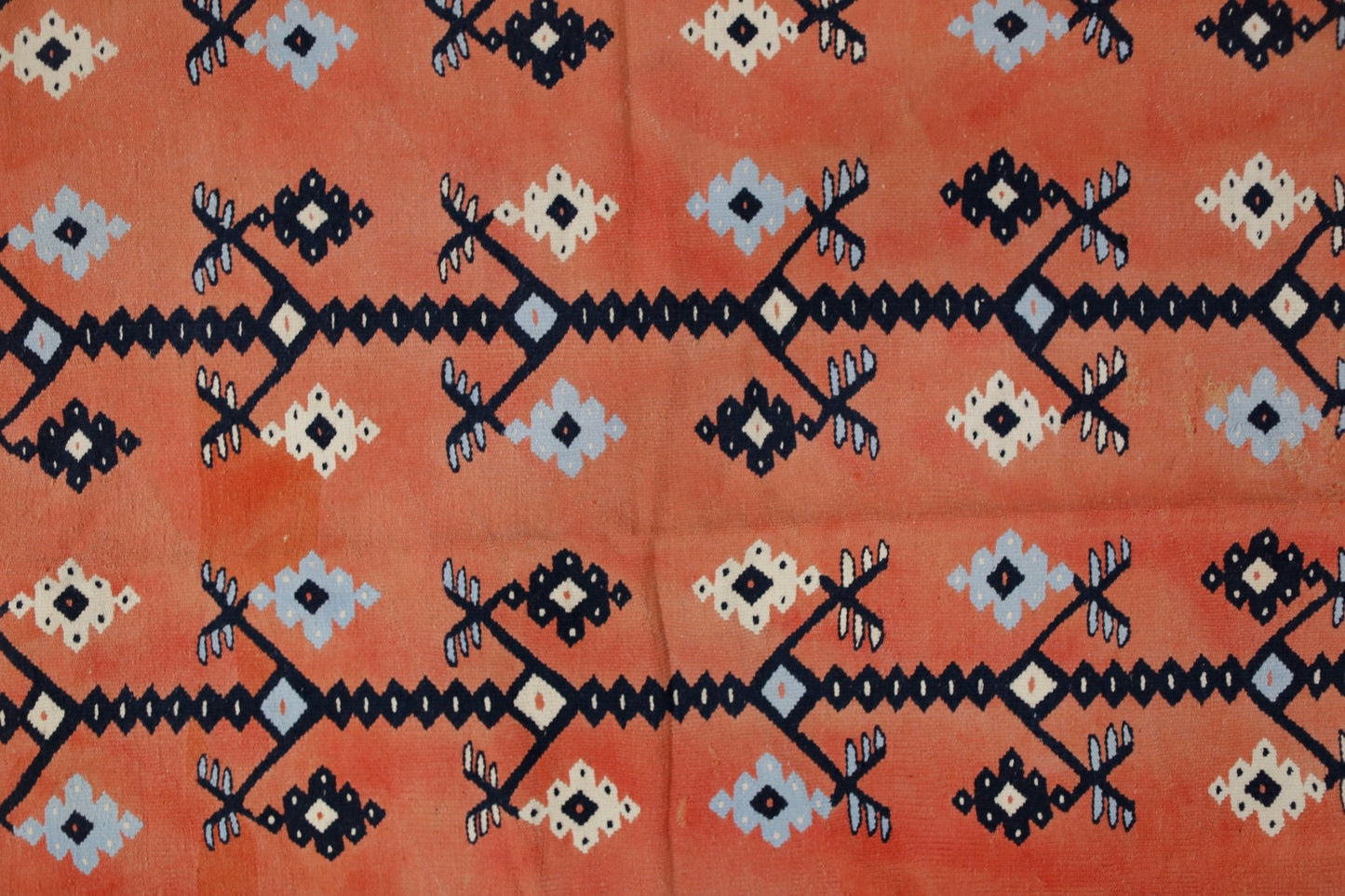 Handmade Vintage Turkish Sharkoy Kilim | 295 x 198 cm | 9'8" x 6'6" - Najaf Rugs & Textile
