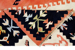 Handmade Vintage Turkish Sharkoy Kilim | 295 x 198 cm | 9'8" x 6'6" - Najaf Rugs & Textile