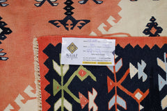 Handmade Vintage Turkish Sharkoy Kilim | 295 x 198 cm | 9'8" x 6'6" - Najaf Rugs & Textile