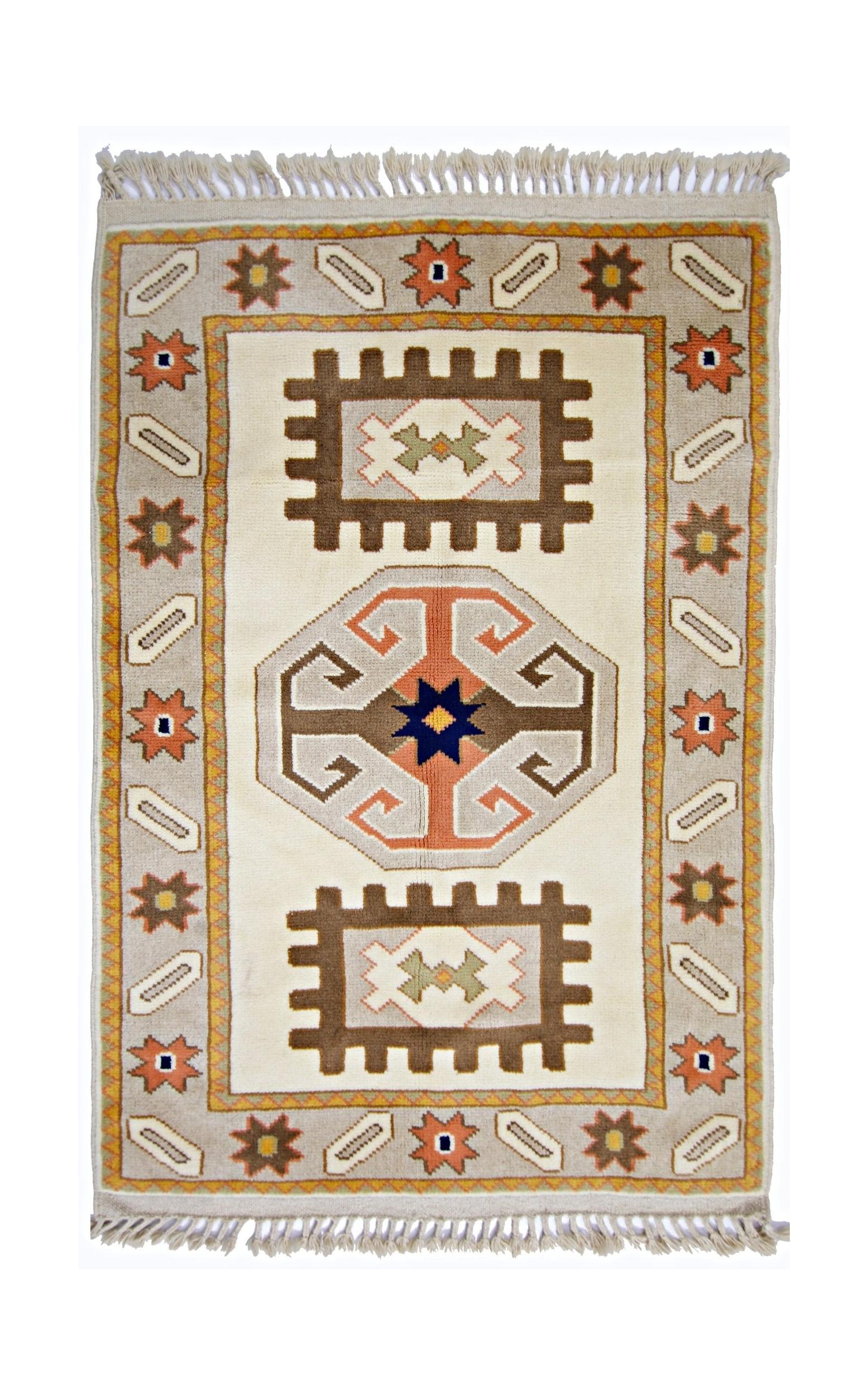 Vintage Turkish Milas Rug