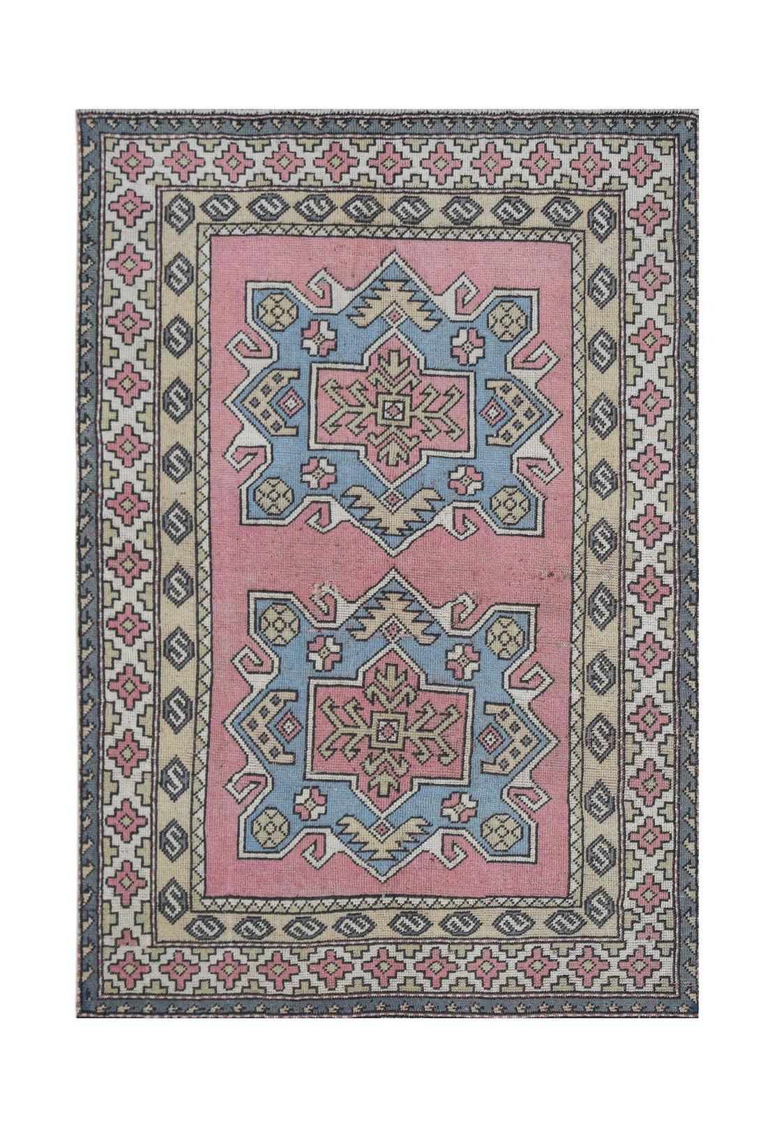 Vintage Turkish Milas Rug