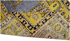 Handmade Vintage Turkish Rug | 207 x 110 cm | 6'9" x 3'7" - Najaf Rugs & Textile