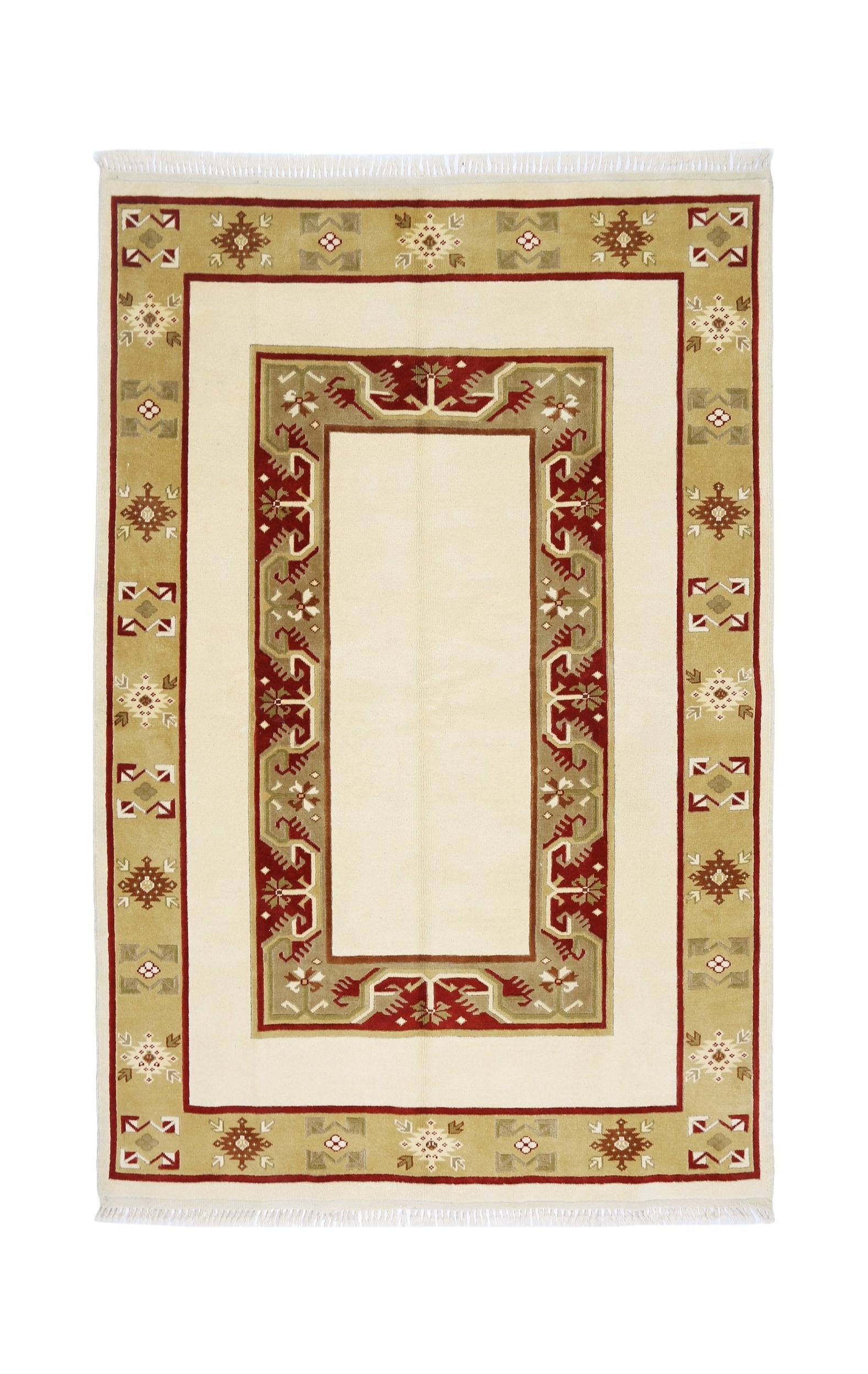 Vintage Turkish Milas Rug