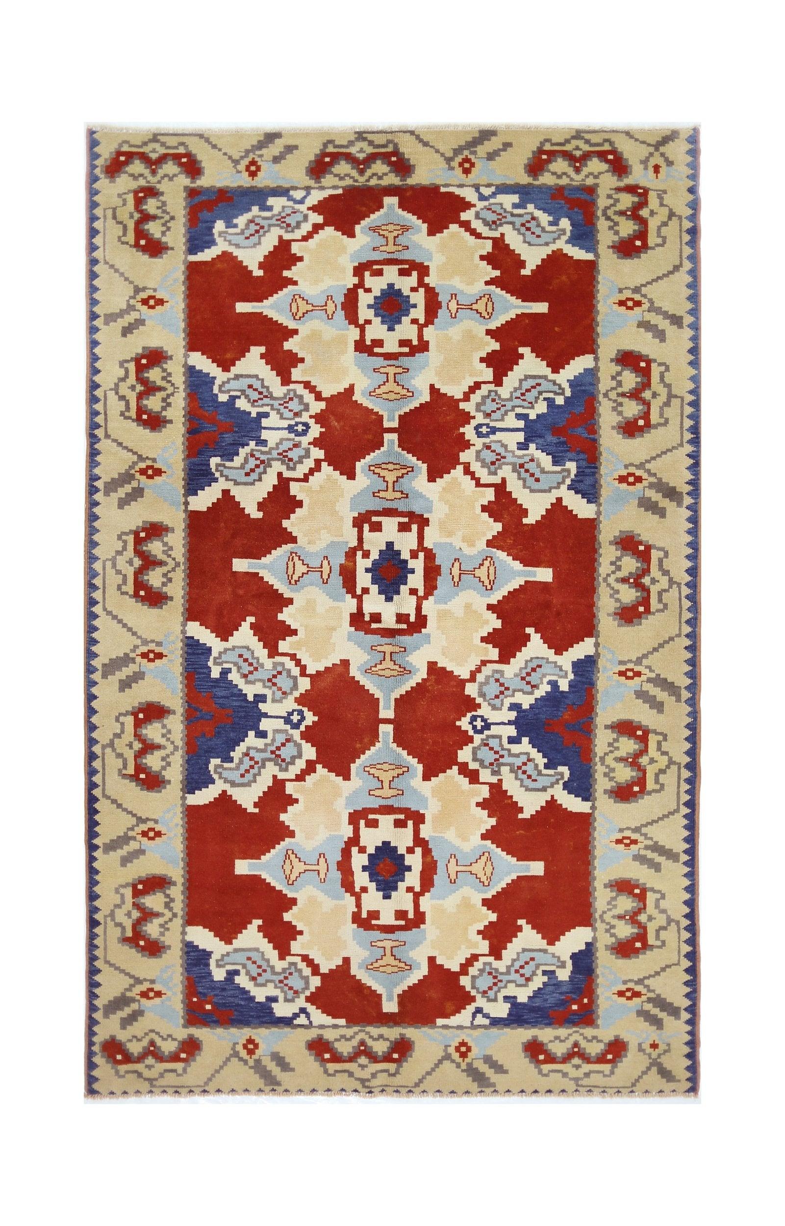 Vintage Turkish Milas Rug