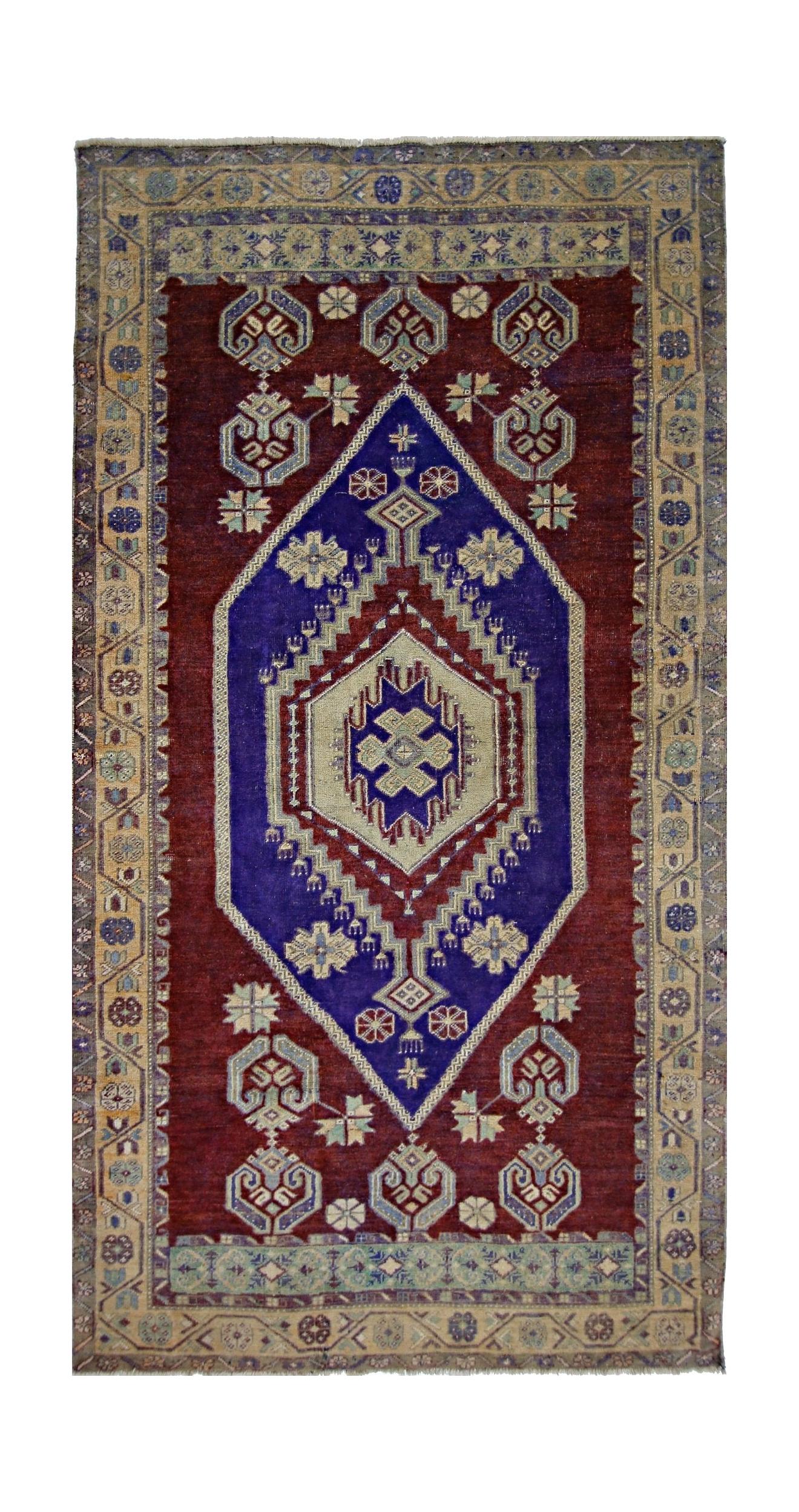 Vintage Turkish Taspinar Rug