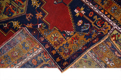 Handmade Vintage Turkish Taspinar Rug | 214 x 112 cm | 7' x 3'8" - Najaf Rugs & Textile