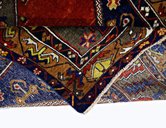 Handmade Vintage Turkish Rug | 218 x 108 cm | 7'2" x 3'6" - Najaf Rugs & Textile