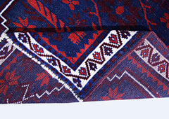 Handmade Vintage Turkish Rug | 121 x 79 cm | 4' x 2'7" - Najaf Rugs & Textile