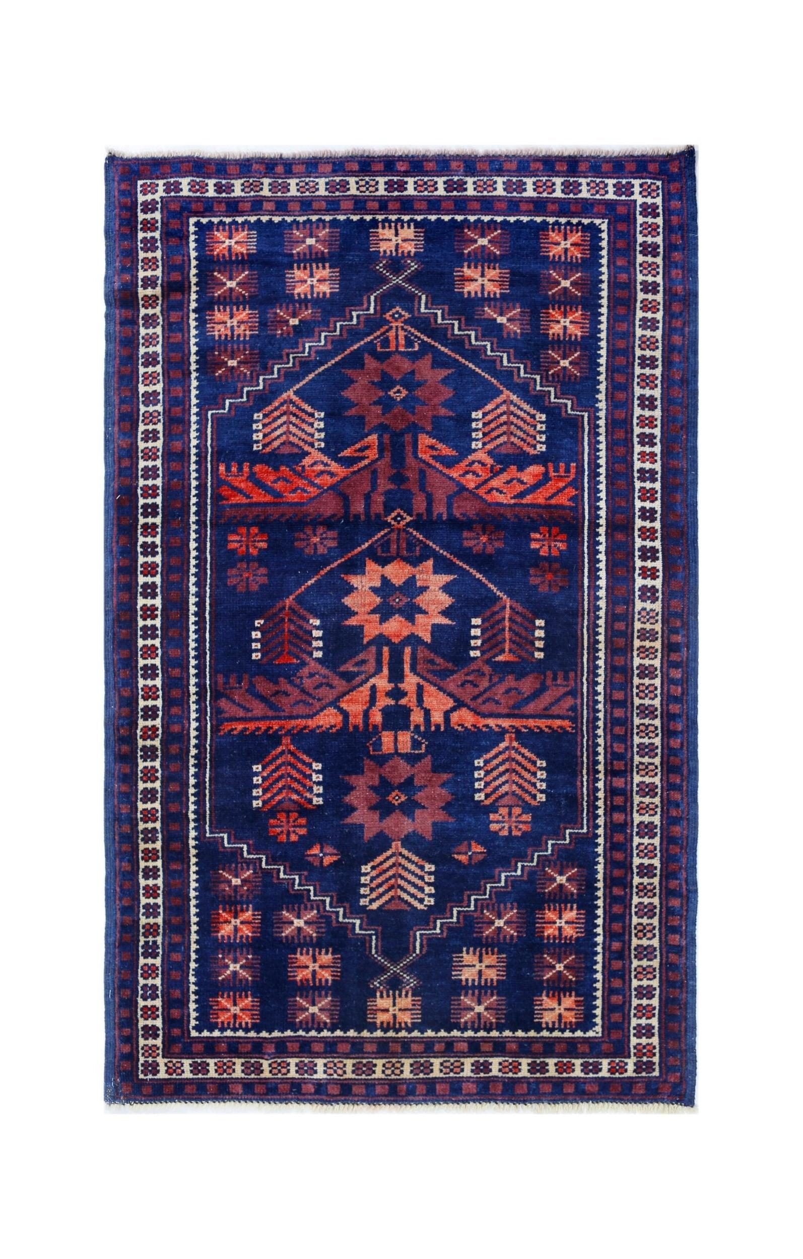 Vintage Turkish Yagcibedir Rug