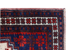 Handmade Vintage Turkish Yagcibedir Rug | 99 x 63 cm | 3'3" x 2'1" - Najaf Rugs & Textile