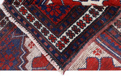 Handmade Vintage Turkish Yagcibedir Rug | 99 x 63 cm | 3'3" x 2'1" - Najaf Rugs & Textile