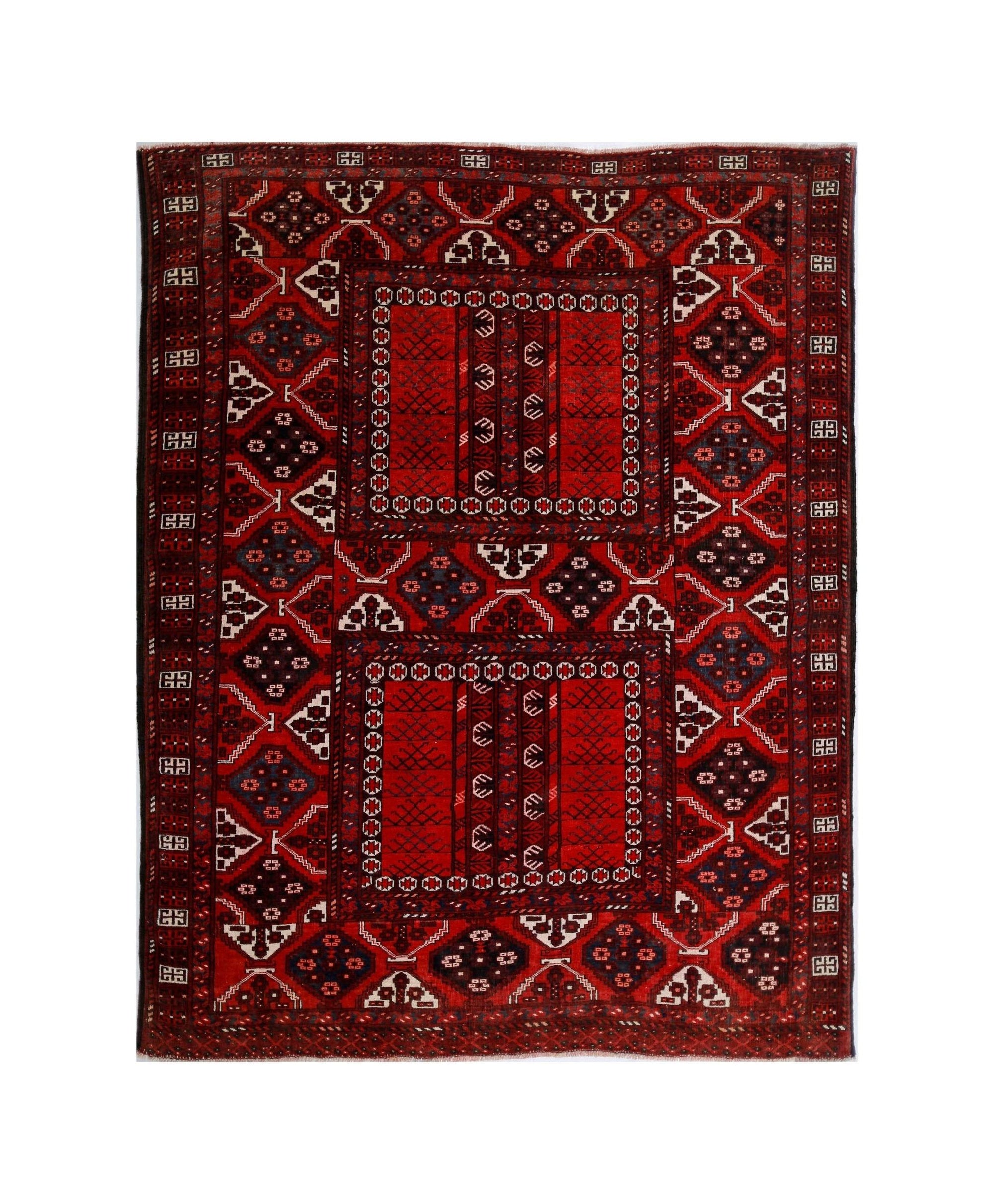 Vintage Turkmen Engsi Rug