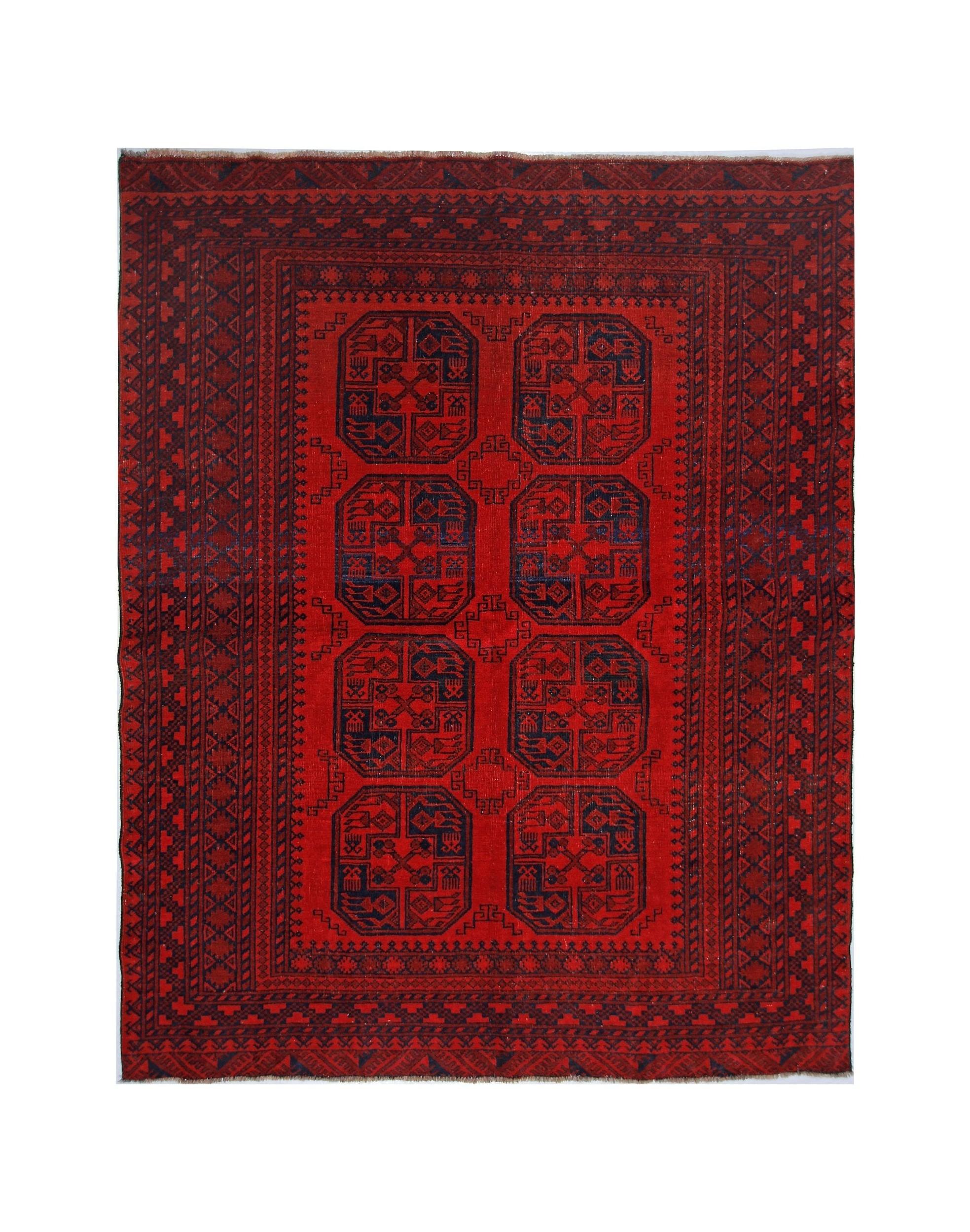 Vintage Turkmen Ersari Rug