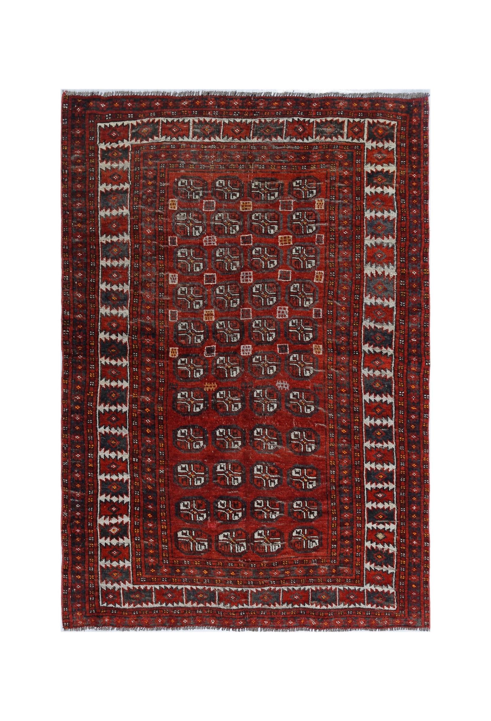 Vintage Turkmen Ersari Rug