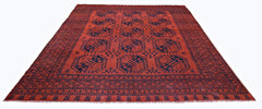 Handmade Antique Afghan Turkmen Rug | 307 x 262 cm | 10'1" x 8'7" - Najaf Rugs & Textile