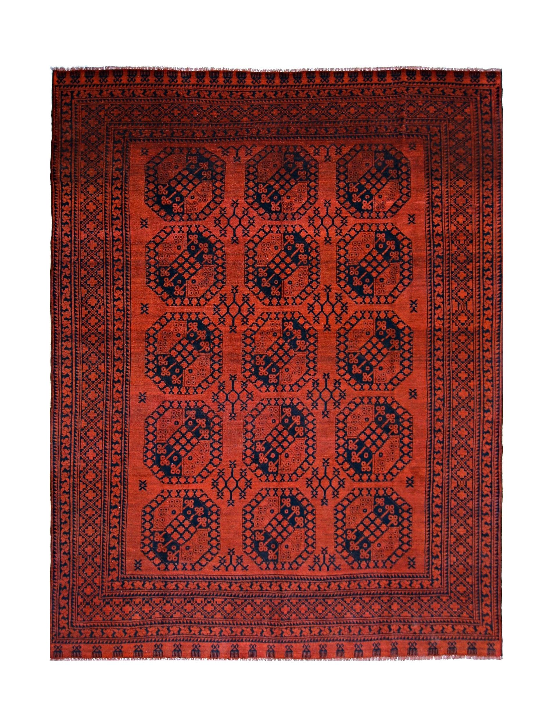 Vintage Turkmen Ersari Rug