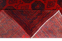 Handmade Vintage Afghan Turkmen Rug | 338 x 259 cm | 11'1" x 8'6" - Najaf Rugs & Textile