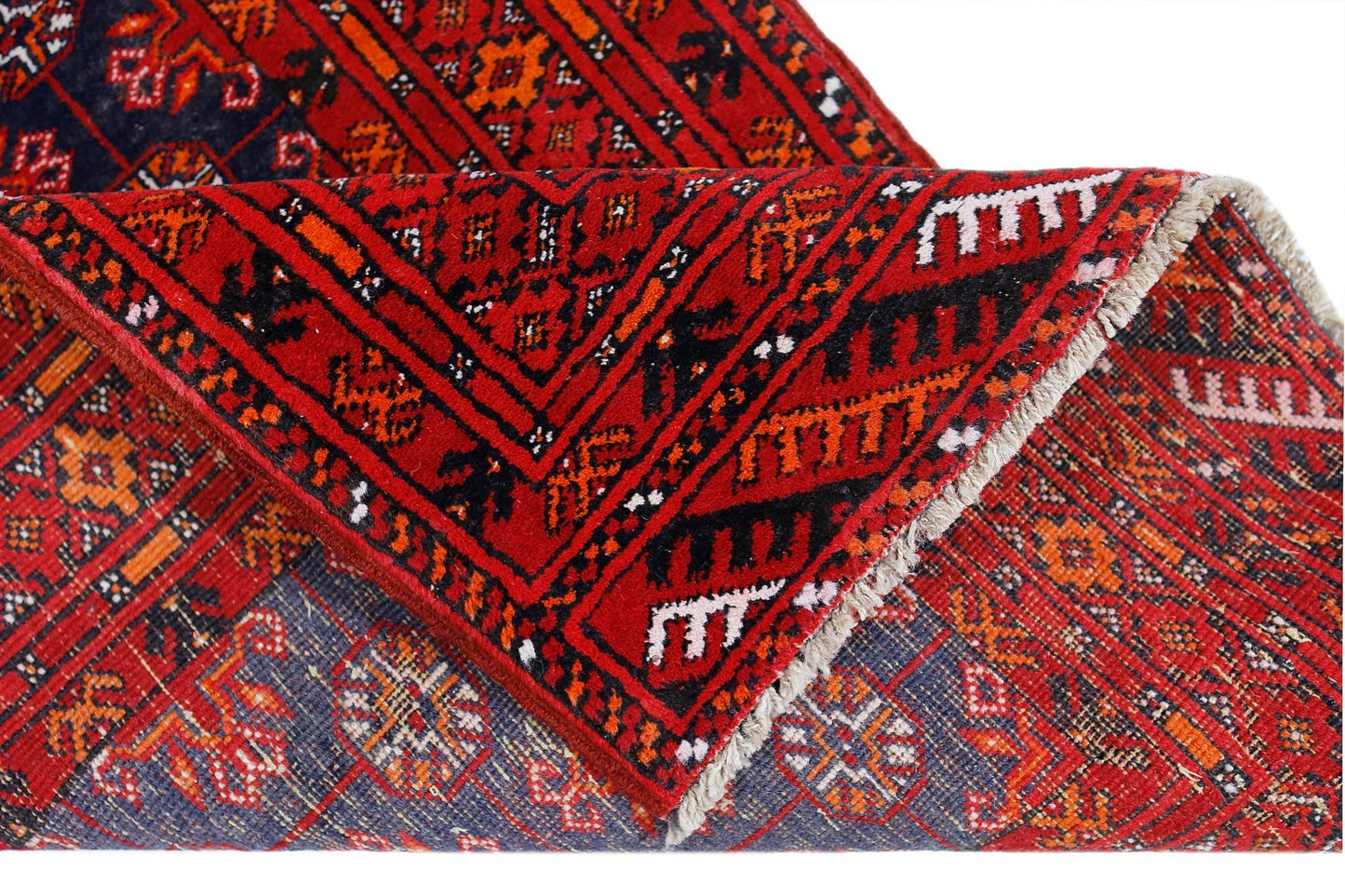 Handmade Afghan Turkmen Rug | 124 x 81 cm | 4'1" x 2'8" - Najaf Rugs & Textile