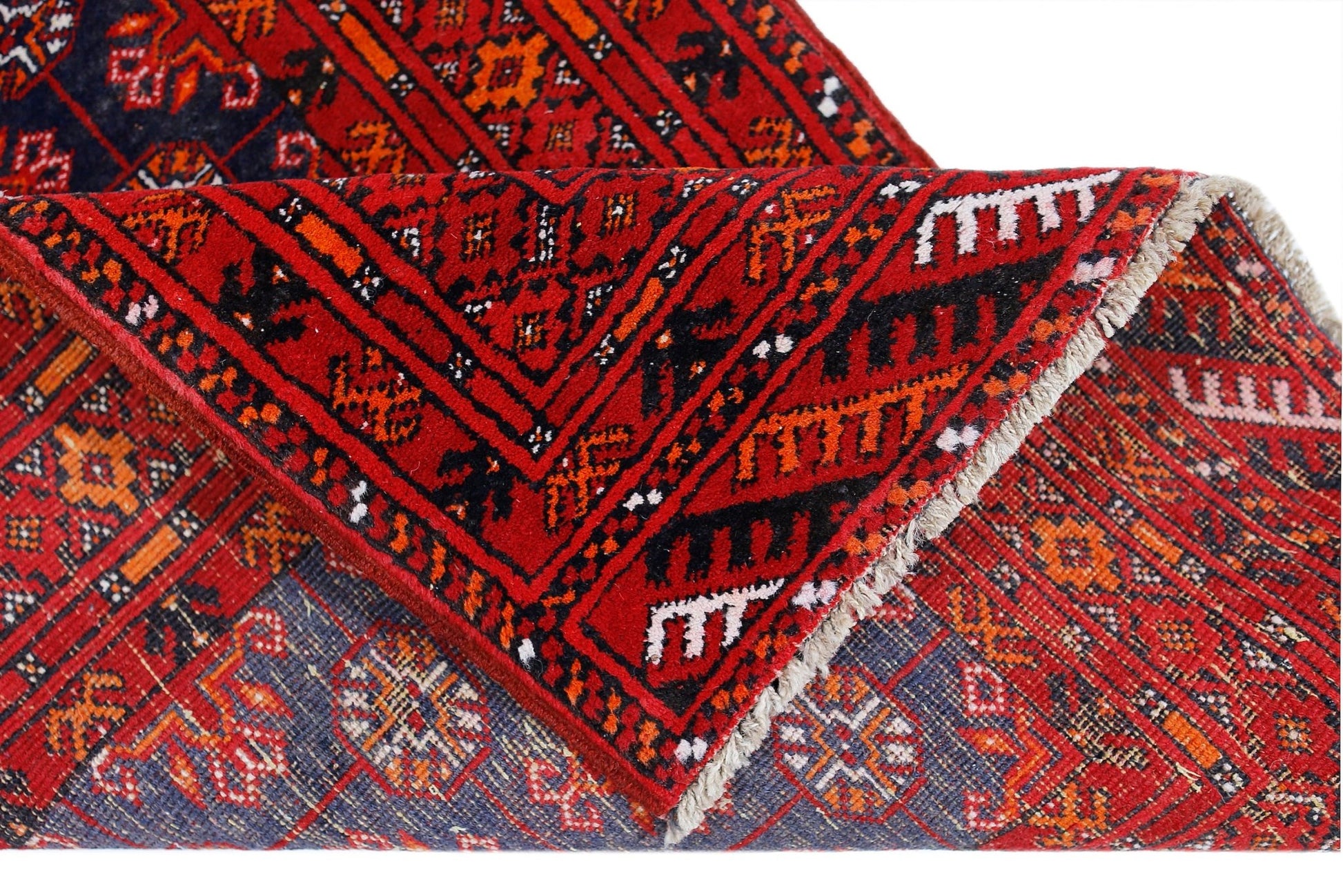 Handmade Afghan Turkmen Rug | 124 x 81 cm | 4'1" x 2'8" - Najaf Rugs & Textile
