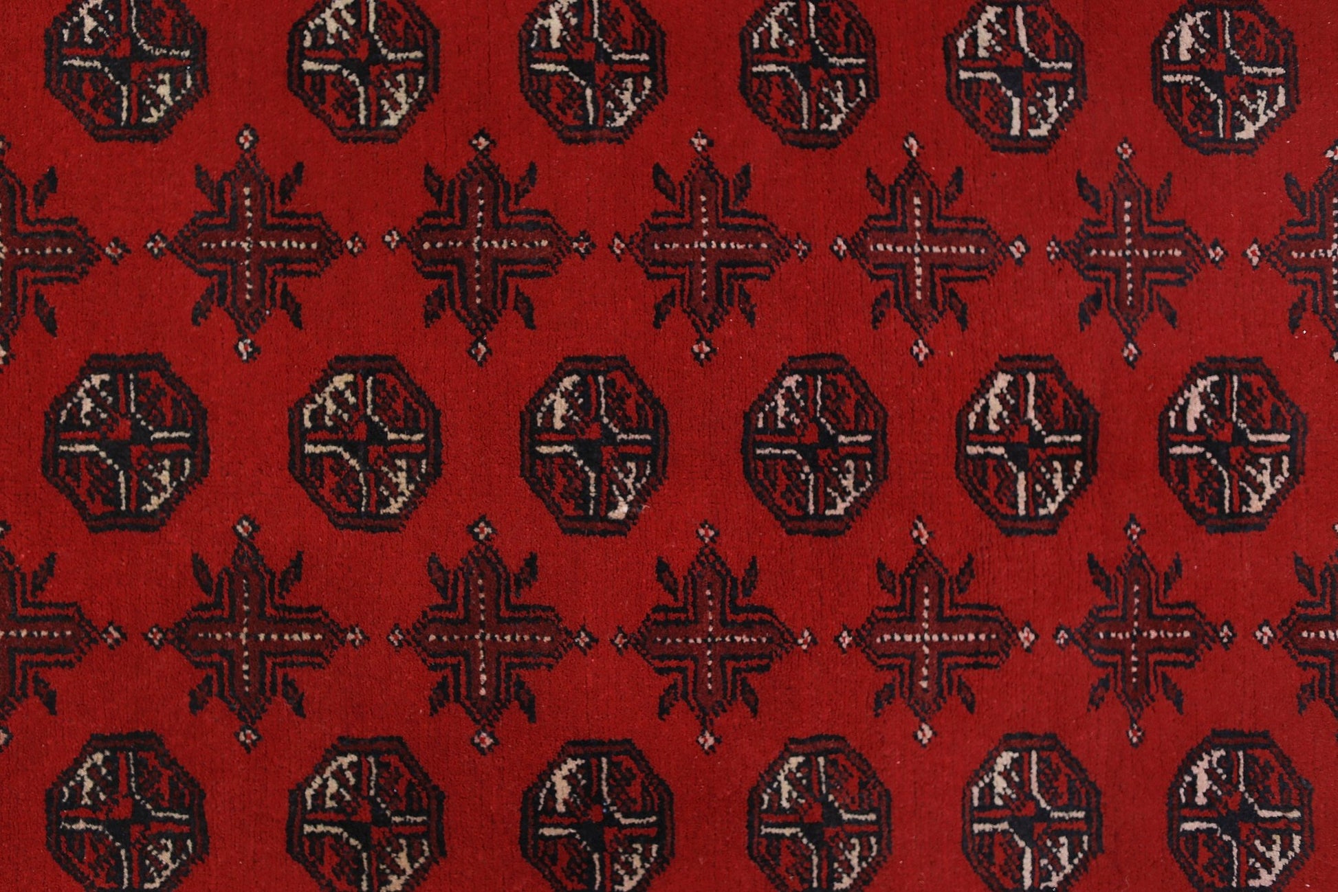 Handmade Afghan Turkmen Rug | 135 x 103 cm | 4'5" x 3'5" - Najaf Rugs & Textile
