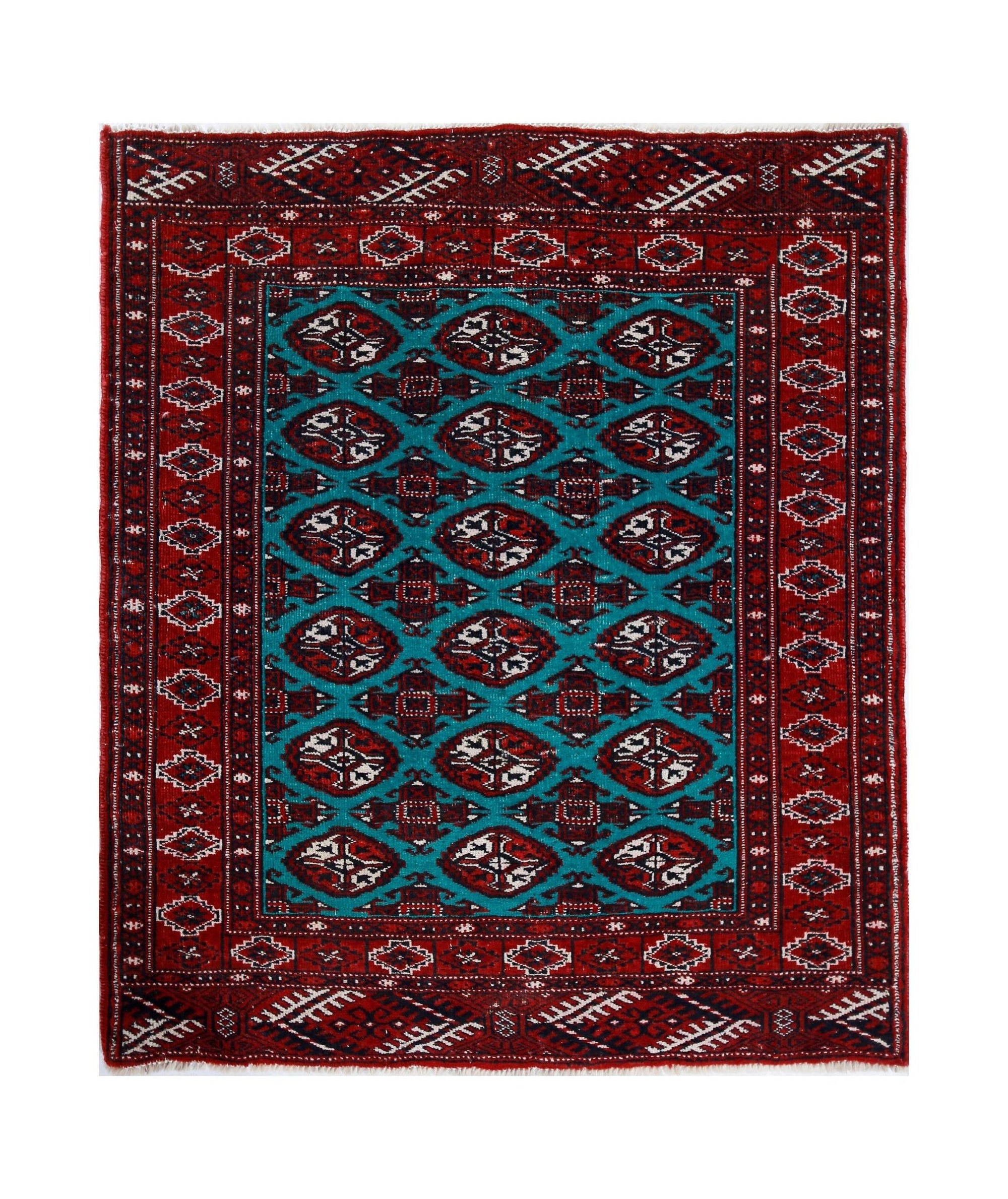 Vintage Turkmen Tekke Rug