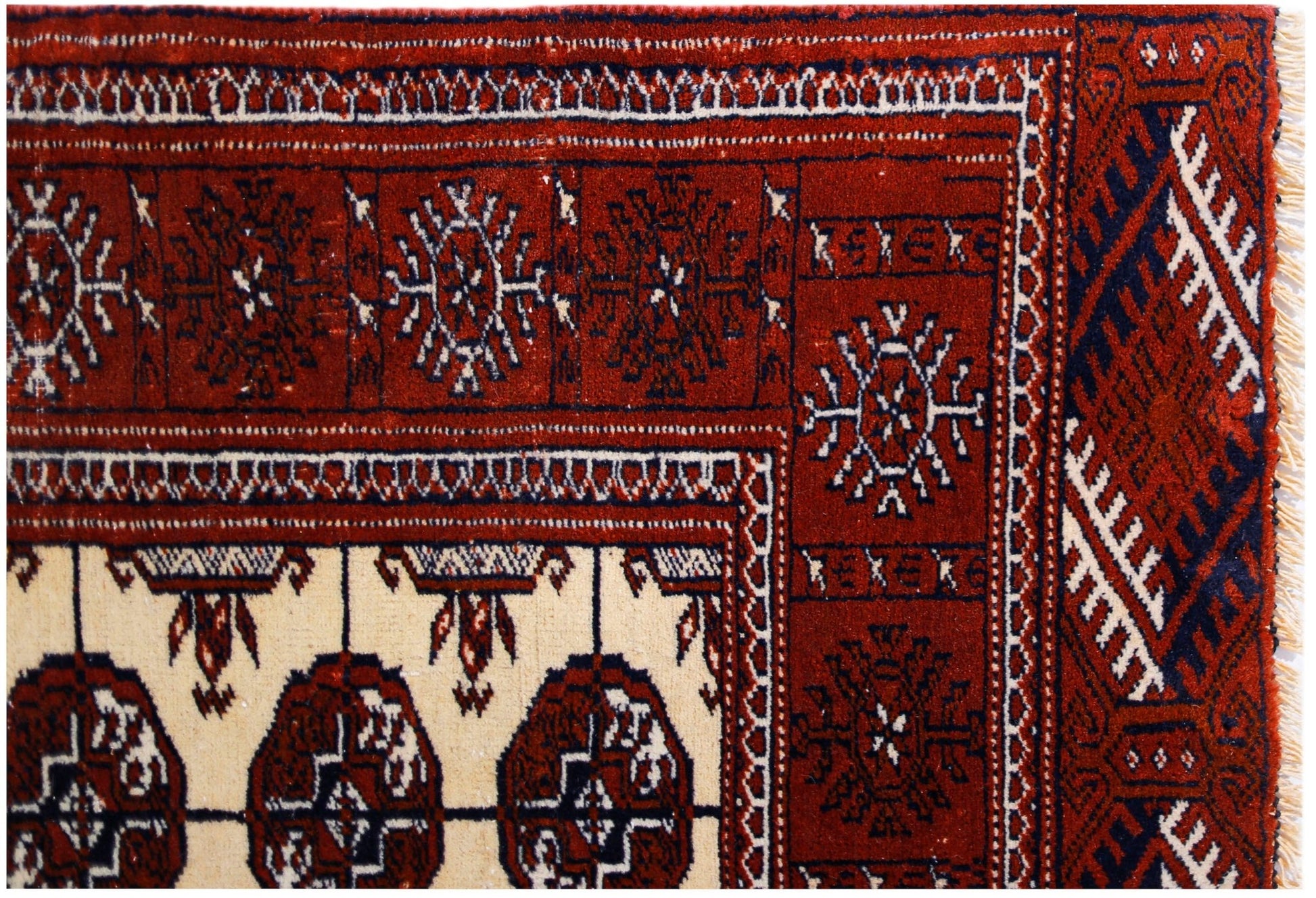 Handmade Vintage Princess Bokhara Rug | 141 x 95 cm | 4'8" x 3'1" - Najaf Rugs & Textile