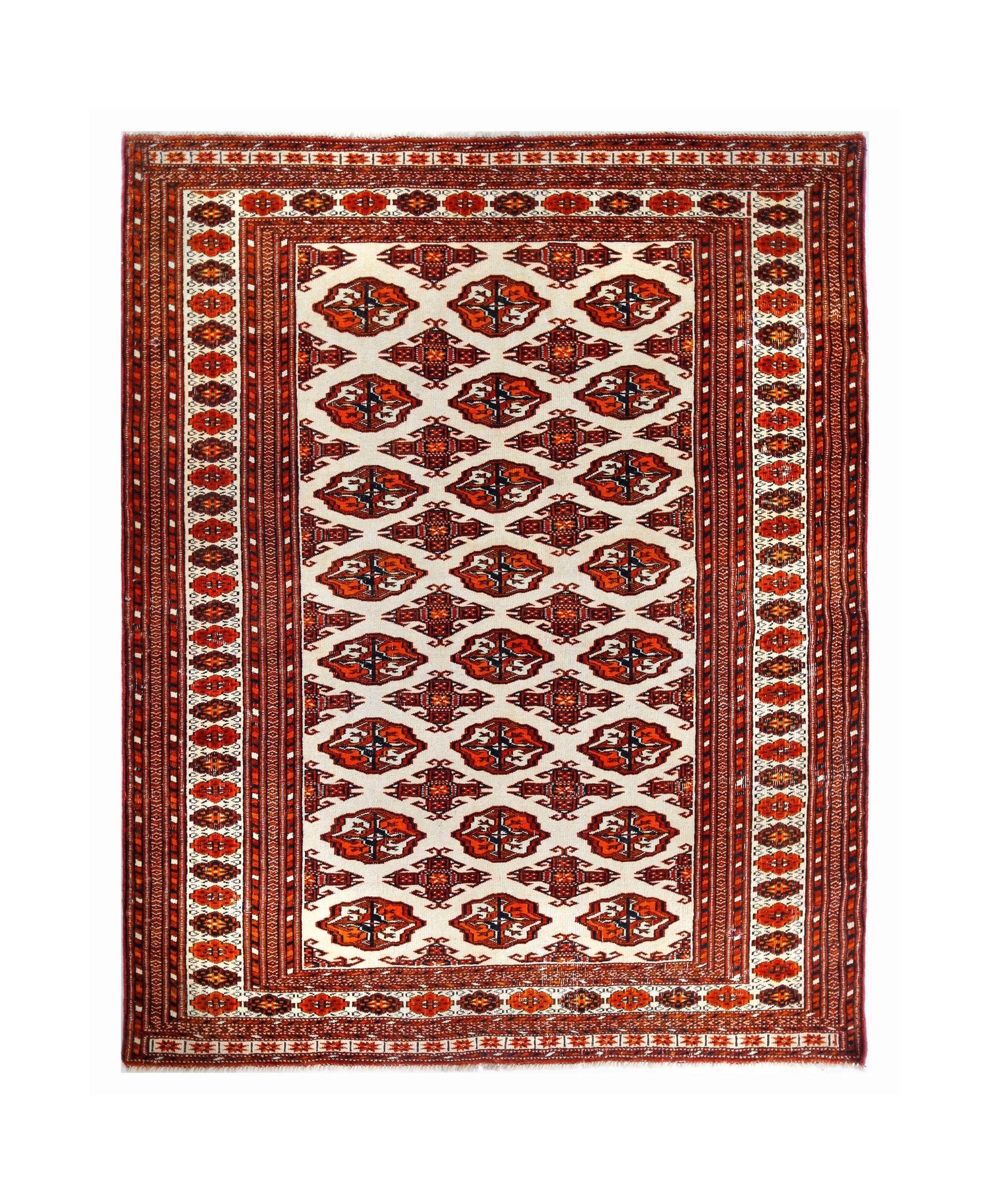 Vintage Turkmen Tekke Rug