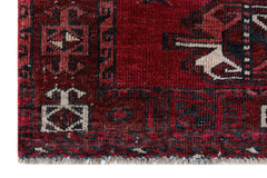 Handmade Vintage Turkmen Tekke Rug | 135 x 74 cm | 4'5" x 2'5" - Najaf Rugs & Textile