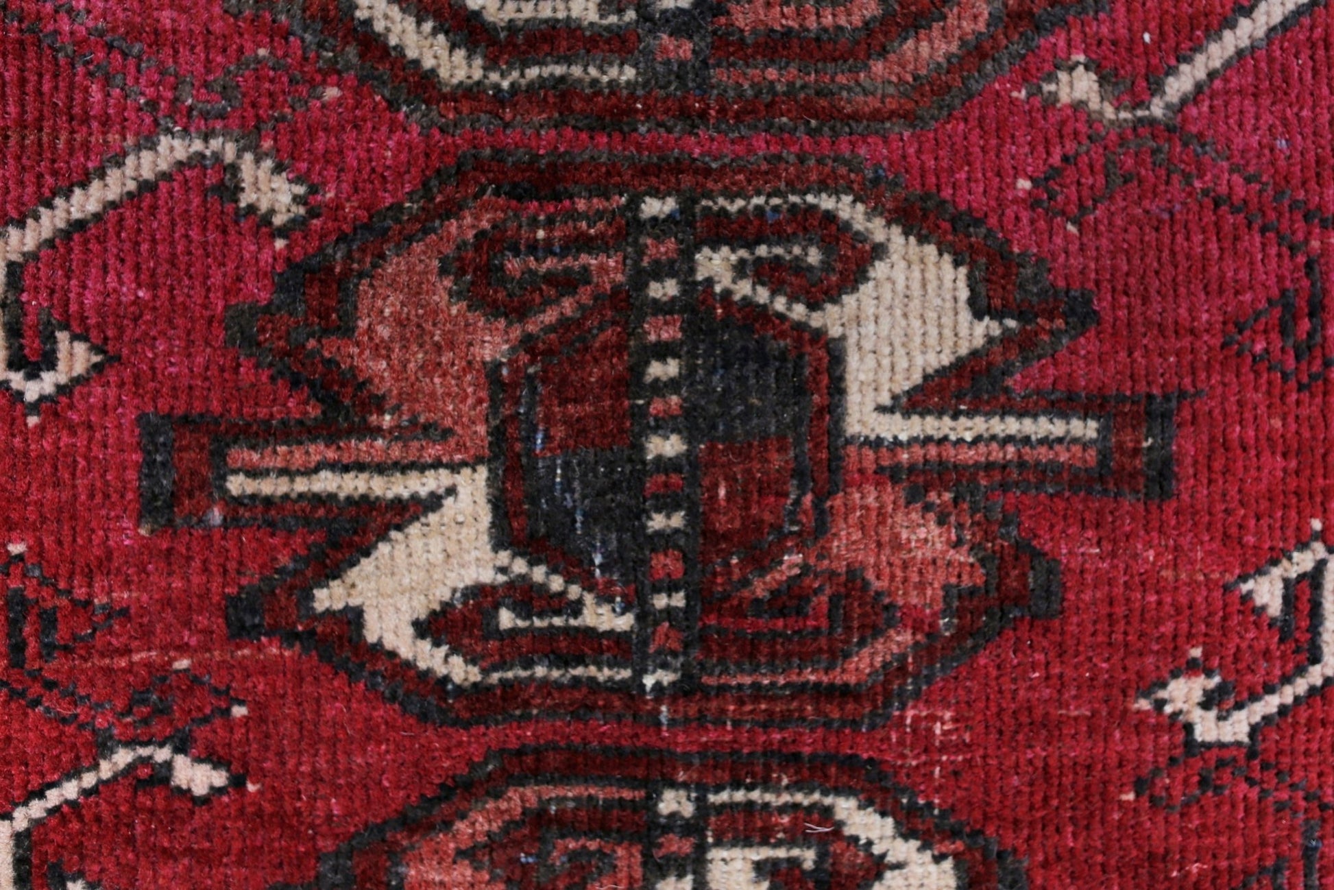 Handmade Vintage Turkmen Tekke Rug | 135 x 74 cm | 4'5" x 2'5" - Najaf Rugs & Textile