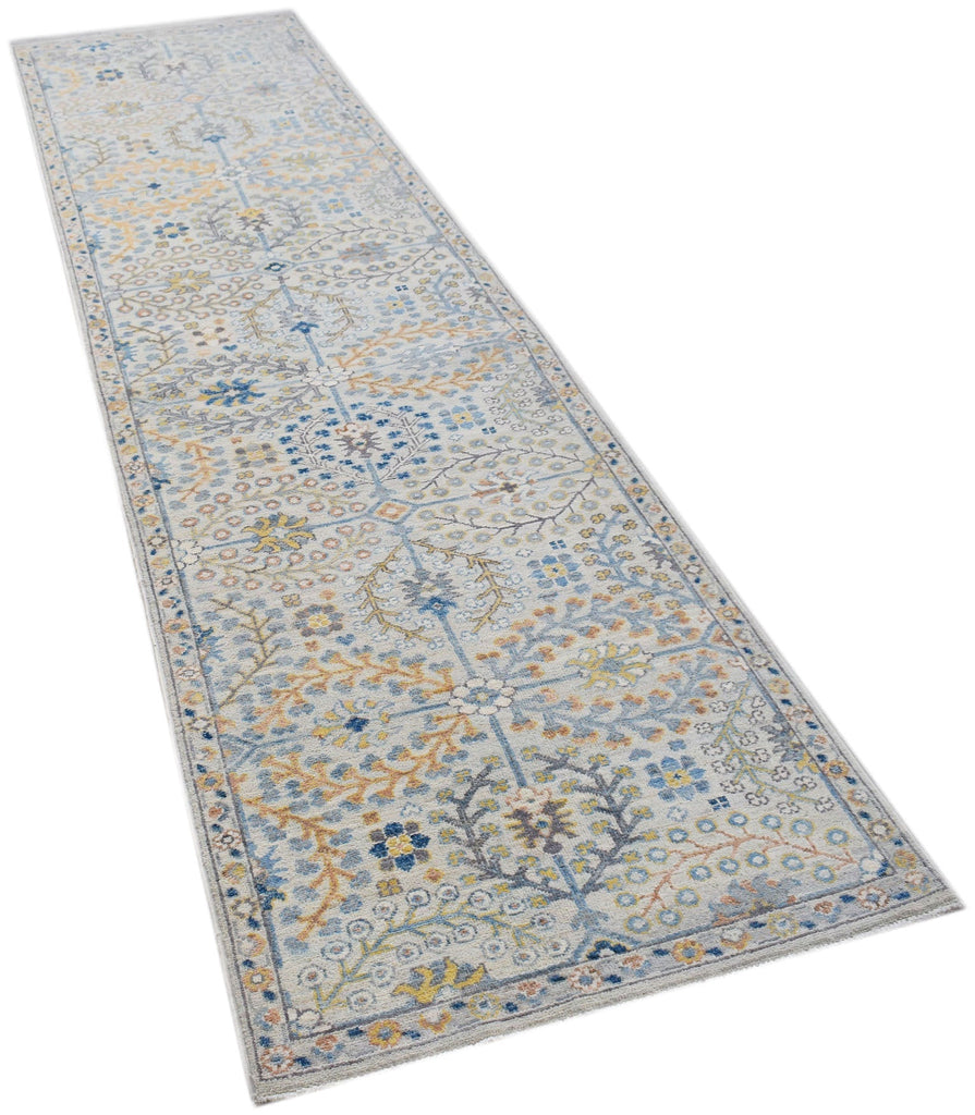 Handknotted Afghan Chobi Hallway Runner | 354 x 93 cm | 11'8" x 3'1" - Najaf Rugs & Textile