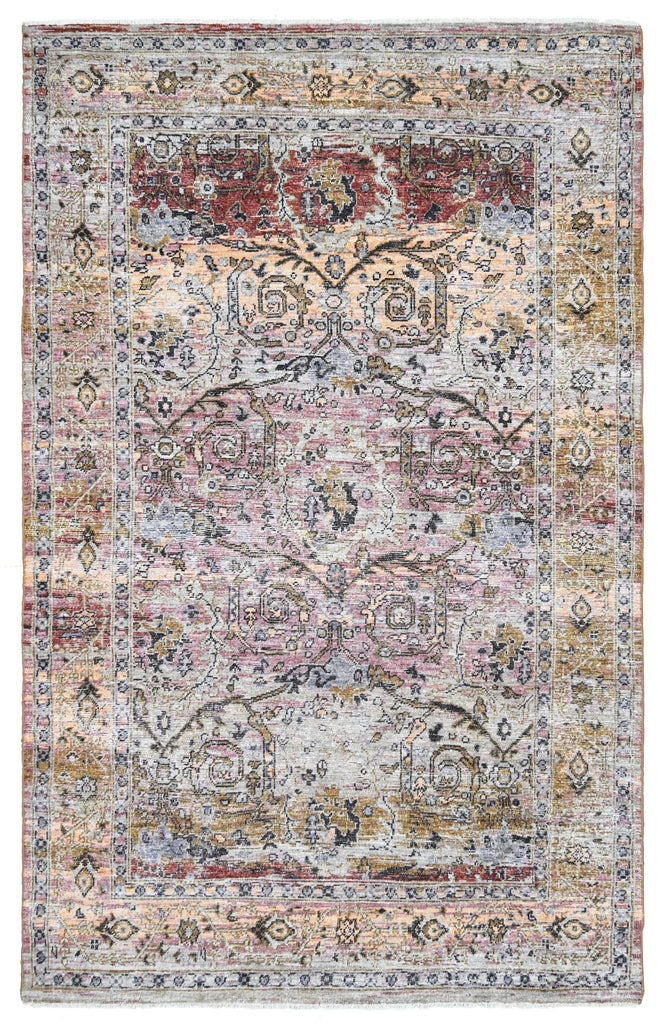 Handknotted Transitional Oushak Rug | 285 x 181 cm | 9'3" x 5'9" - Najaf Rugs & Textile