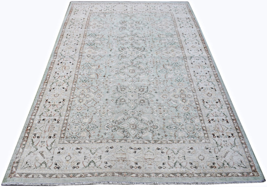 Handknotted Transitional Rug | 245 x 152 cm | 8' x 5' - Najaf Rugs & Textile
