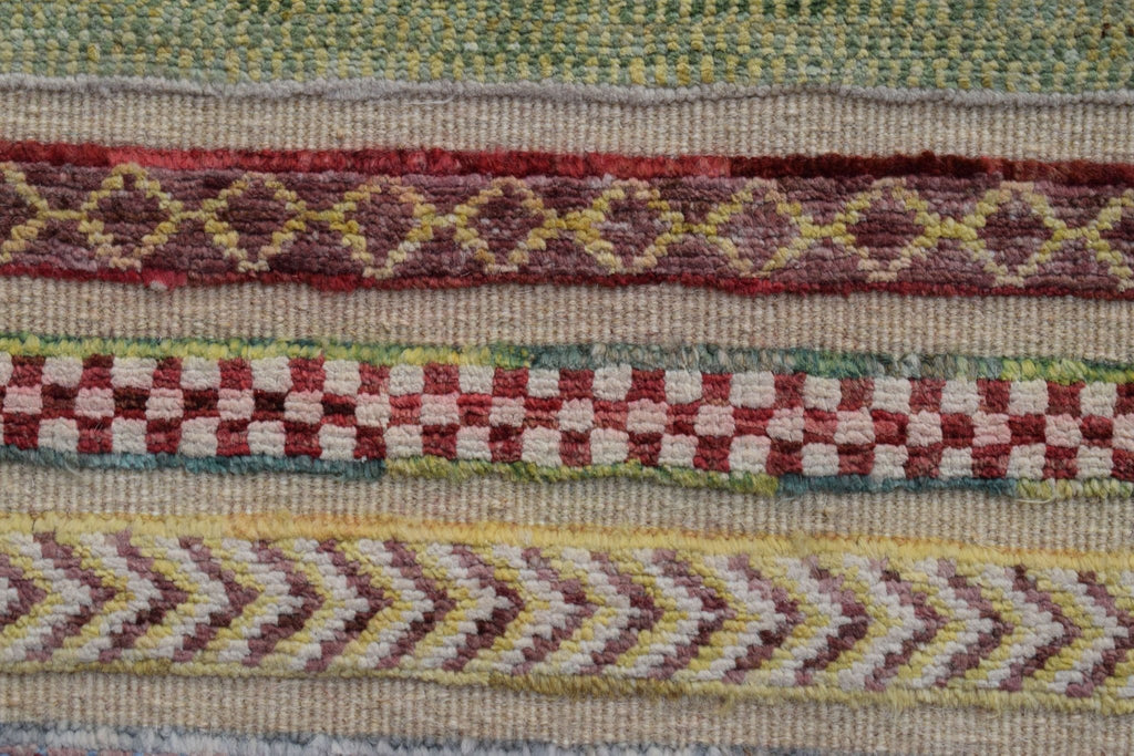 Handmade Afghan Barjasta Hallway Runner | 291 x 74 cm | 9'6" x 2'6" - Najaf Rugs & Textile