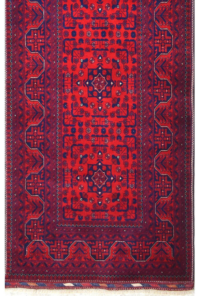 Handmade Afghan Biljik Hallway Runner | 285 x 80 cm | 9'3" x 2'6" - Najaf Rugs & Textile