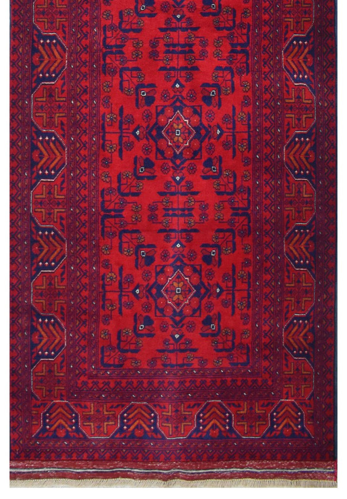 Handmade Afghan Biljik Hallway Runner | 295 x 79 cm | 9'6" x 2'6" - Najaf Rugs & Textile