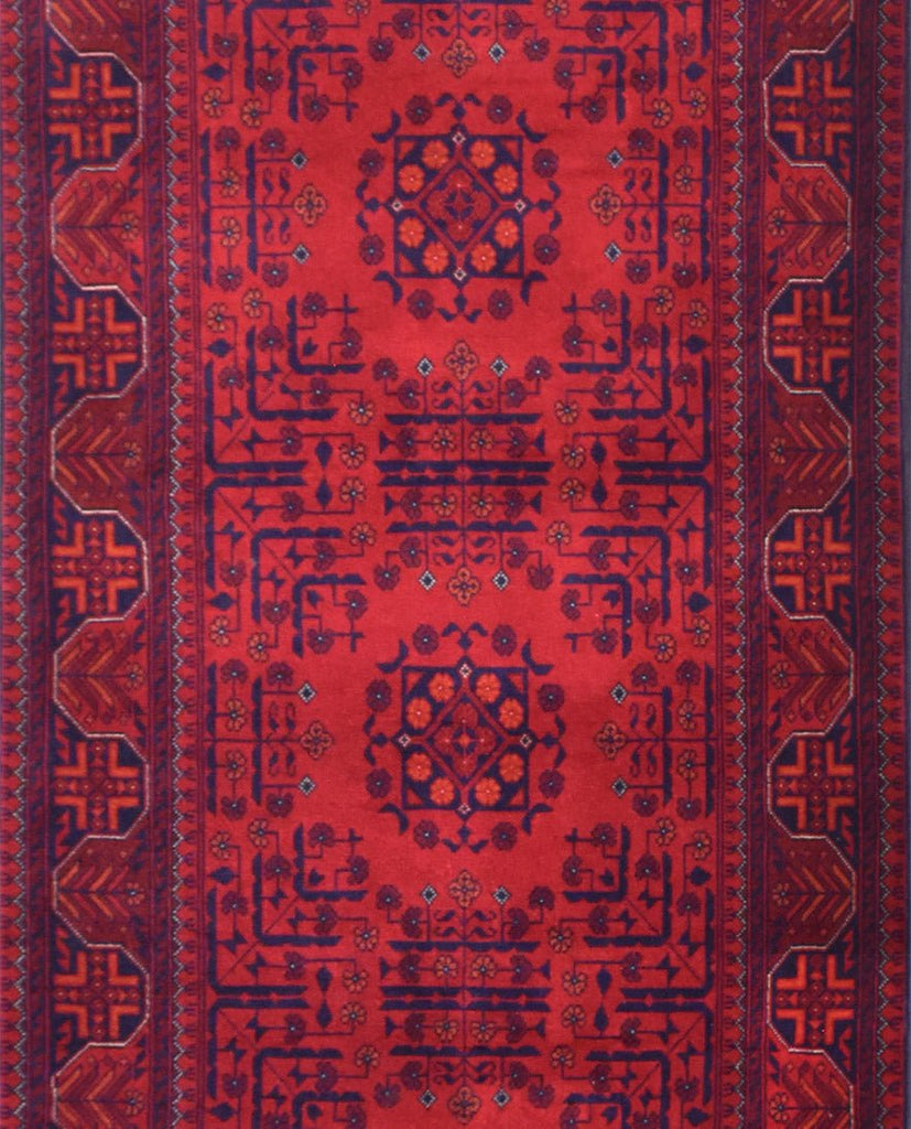 Handmade Afghan Biljik Hallway Runner | 296 x 80 cm | 9'7" x 2'6" - Najaf Rugs & Textile