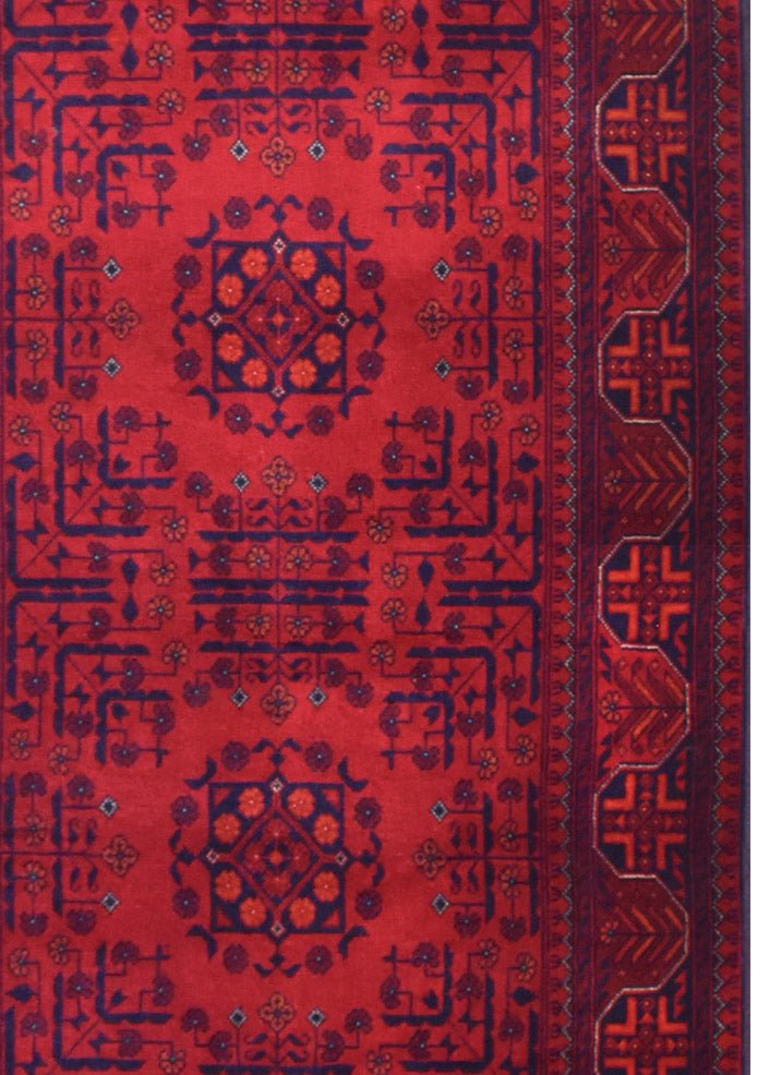 Handmade Afghan Biljik Hallway Runner | 296 x 80 cm | 9'7" x 2'6" - Najaf Rugs & Textile