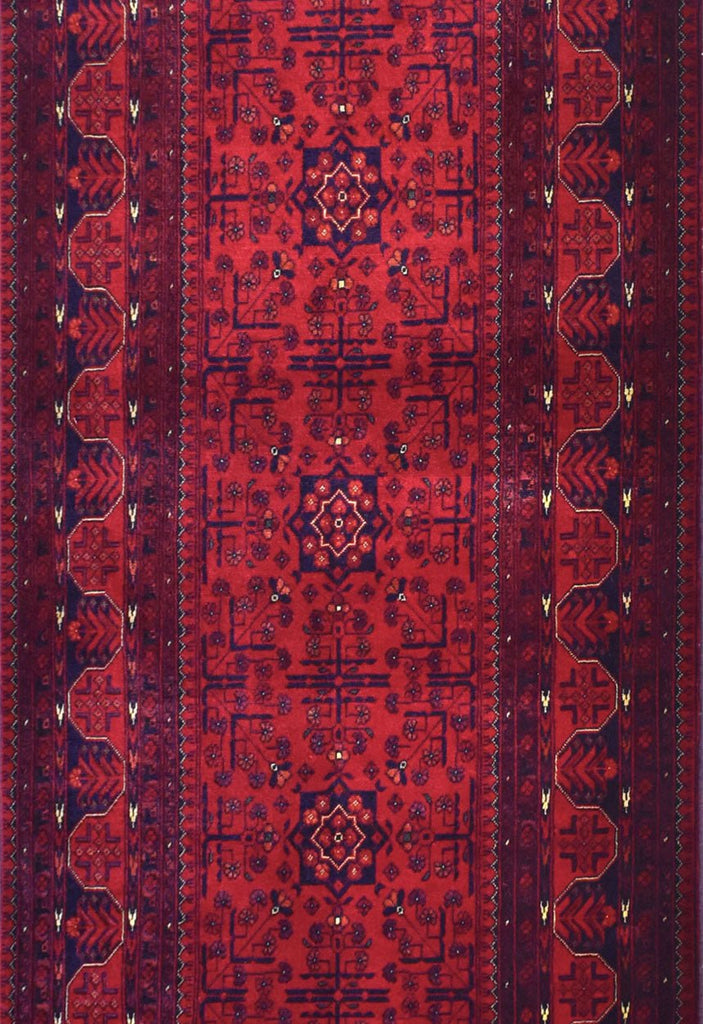 Handmade Afghan Biljik Hallway Runner | 300 x 85 cm | 9'8" x 2'7" - Najaf Rugs & Textile