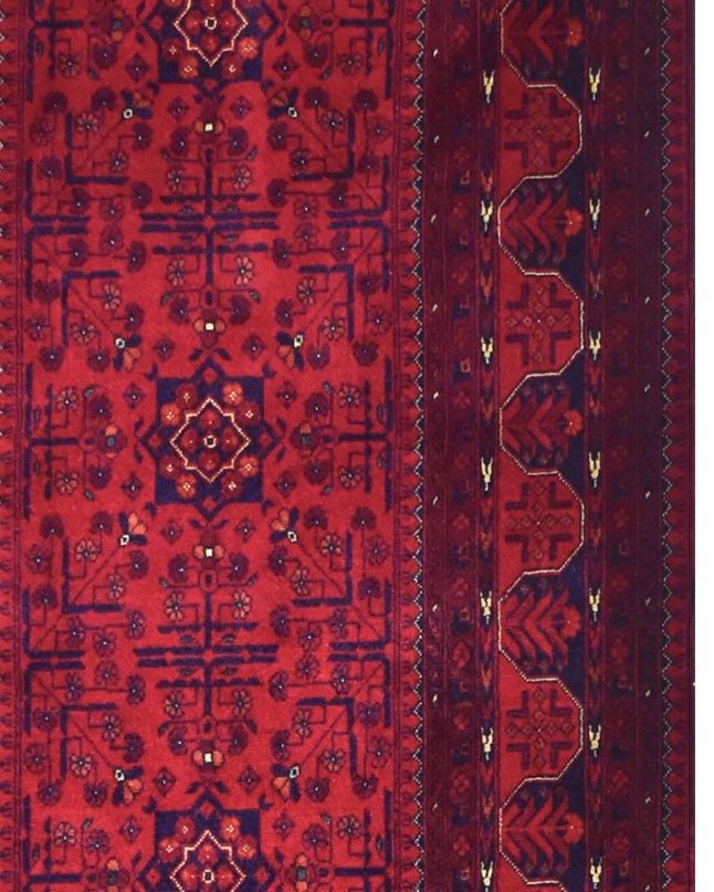 Handmade Afghan Biljik Hallway Runner | 300 x 85 cm | 9'8" x 2'7" - Najaf Rugs & Textile