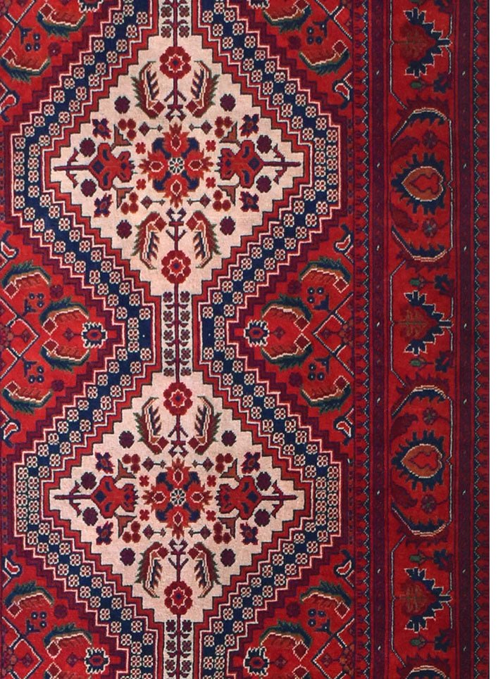 Handmade Afghan Biljik Hallway Runner | 300 x 87 cm | 9'8" x 2'8" - Najaf Rugs & Textile