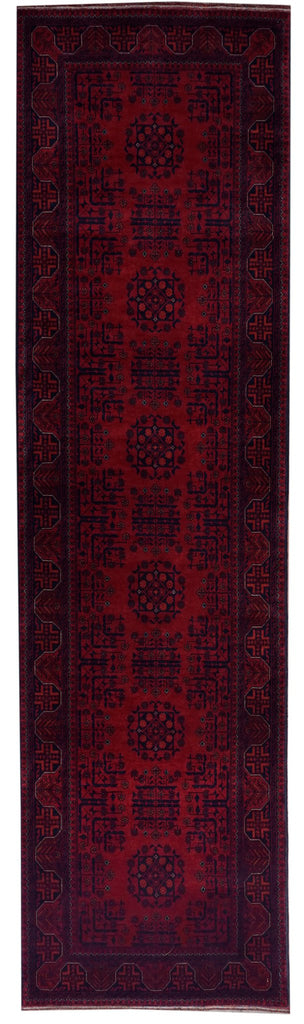 Handmade Afghan Biljik Hallway Runner | 303 x 82 cm - Najaf Rugs & Textile