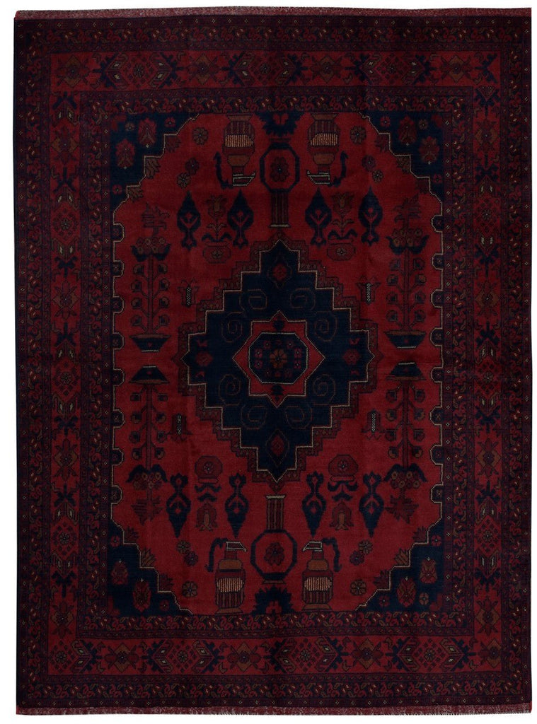 Handmade Afghan Biljik Rug | 195 x 150 cm | 6'3" x 4'9" - Najaf Rugs & Textile
