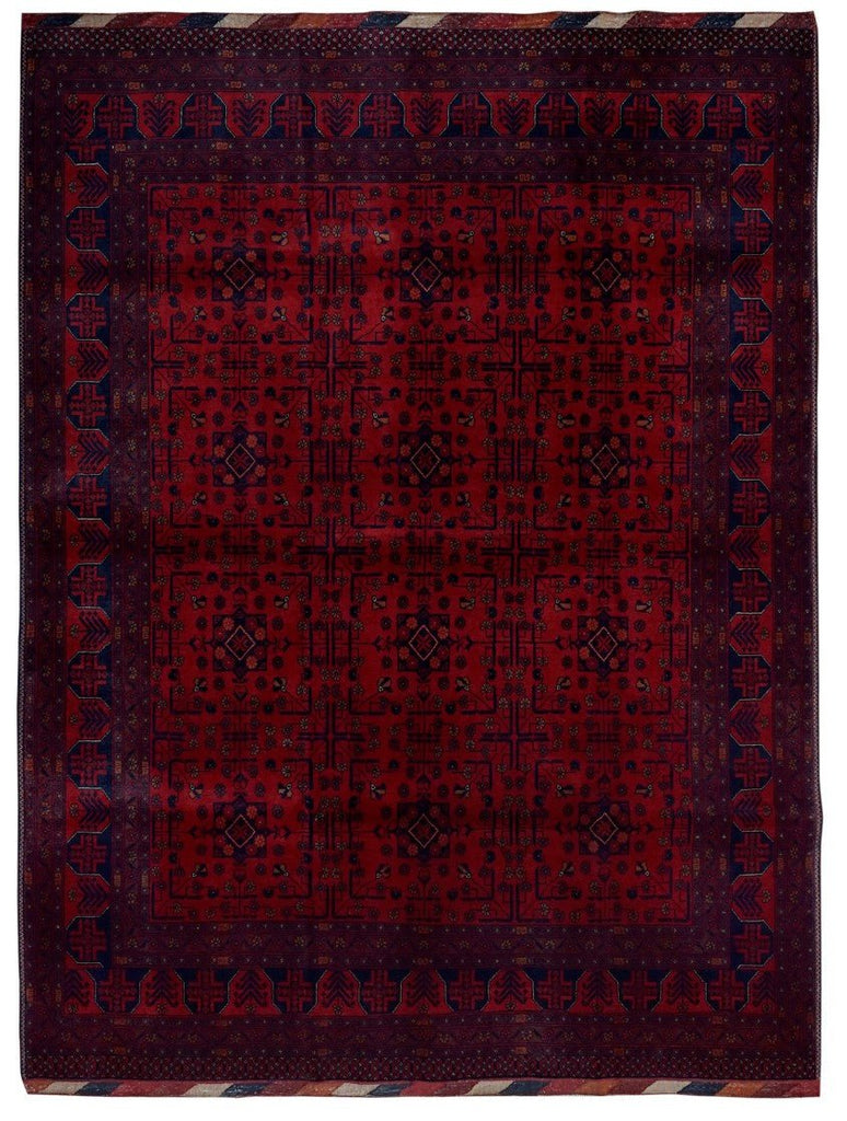 Handmade Afghan Biljik Rug | 195 x 155 cm | 6'4" x 5' - Najaf Rugs & Textile