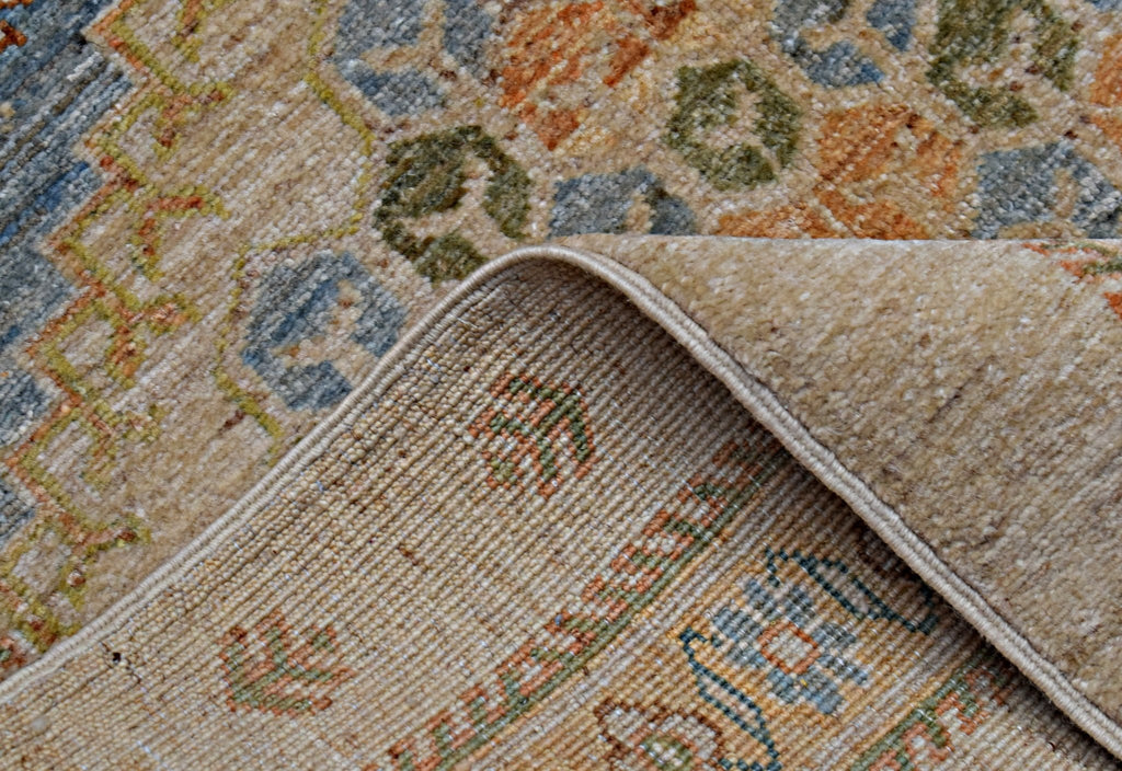 Handmade Afghan Chobi Hallway Runner | 215 x 86 cm | 7'1" x 2'10" - Najaf Rugs & Textile