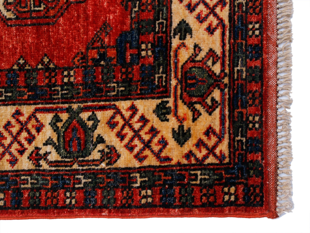 Handmade Afghan Chobi Hallway Runner | 303 x 83 cm | 9'11" x 2'9" - Najaf Rugs & Textile