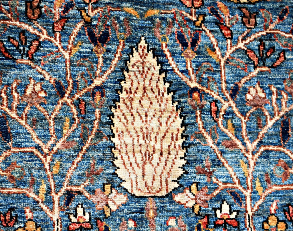 Handmade Afghan Chobi Hallway Runner | 406 x 87 cm | 13'4" x 2'10" - Najaf Rugs & Textile