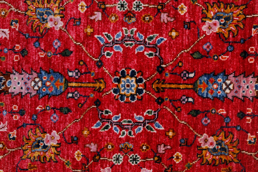 Handmade Afghan Chobi Hallway Runner | 521 x 121 cm | 17'1" x 4' - Najaf Rugs & Textile
