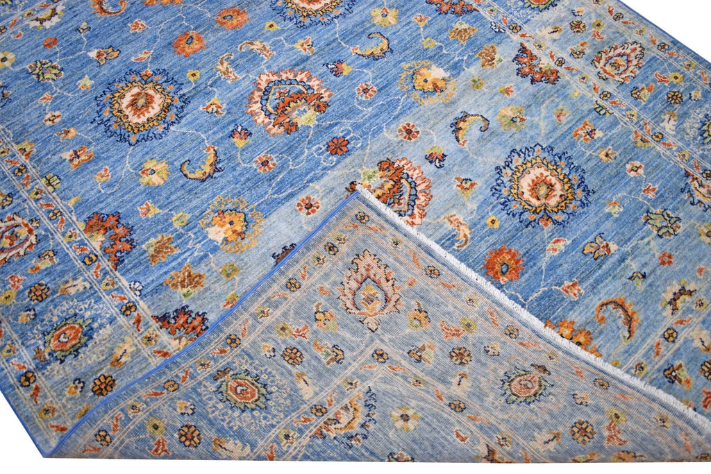 Handmade Afghan Chobi Rug | 188 x 148 cm | 6'1" x 4'8" - Najaf Rugs & Textile