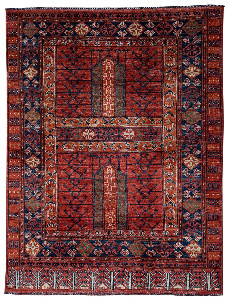 Handmade Afghan Chobi Rug | 194 x 130 cm - Najaf Rugs & Textile