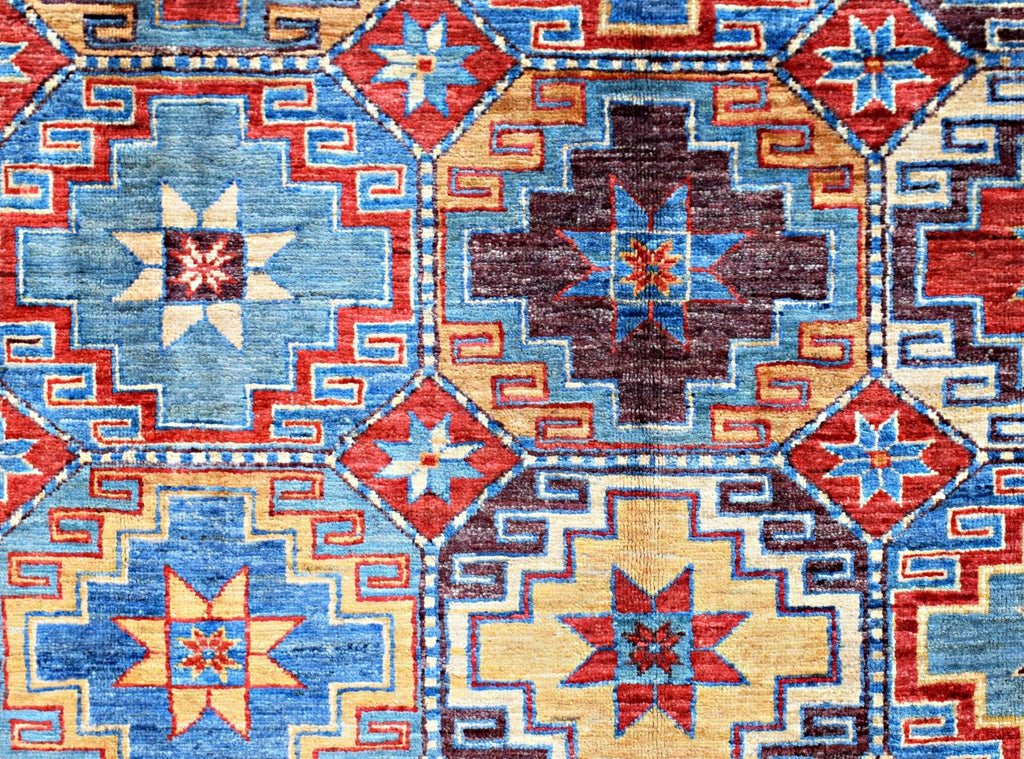 Handmade Afghan Chobi Rug | 196 x 151 cm | 6'5" x 4'11" - Najaf Rugs & Textile